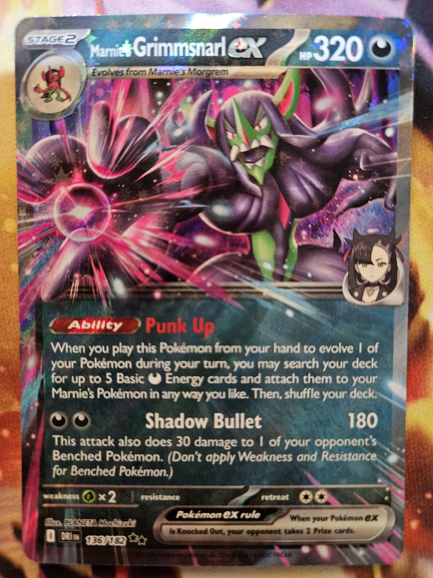 Marnies Grimmsnarl EX 136/182