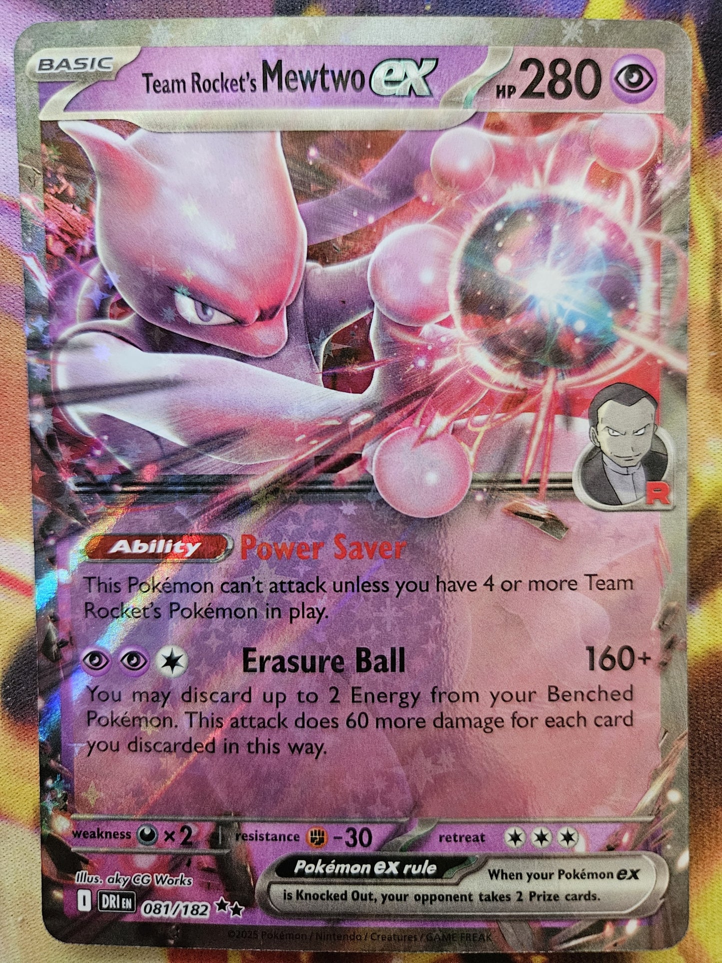 Team Rockets Mewtwo EX 081/182