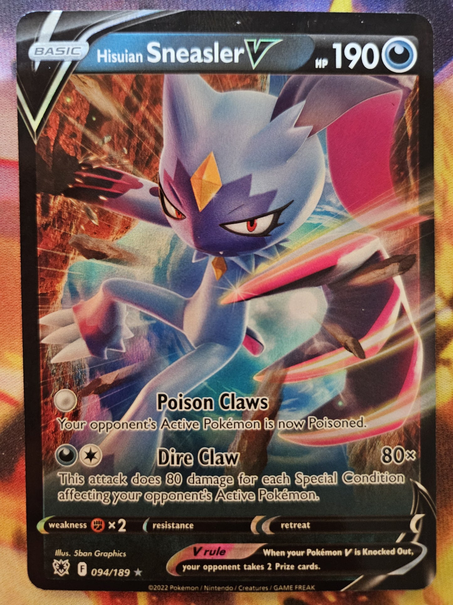 Hisuian Sneasler V 094/189