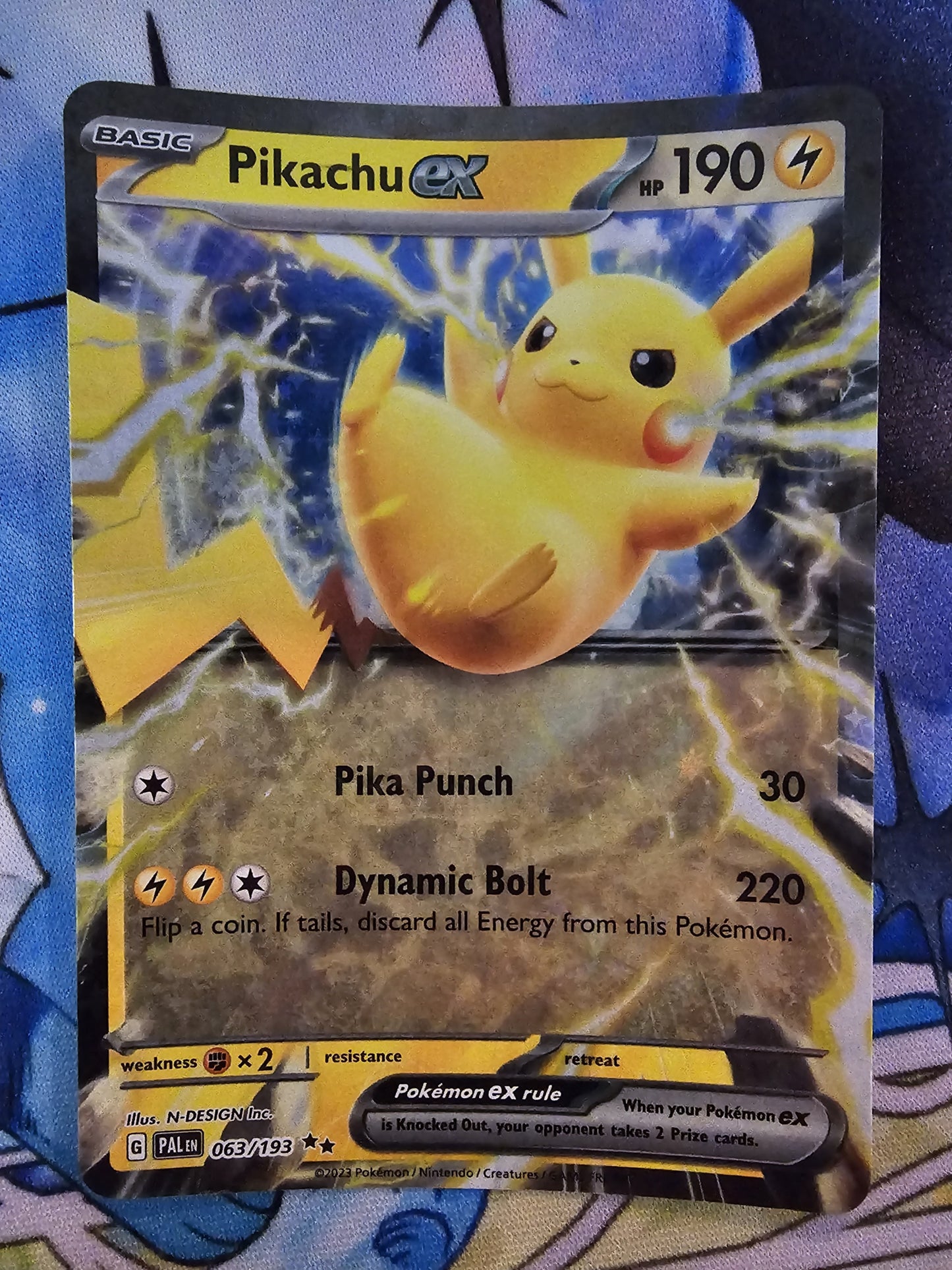 Pikachu EX 063/193