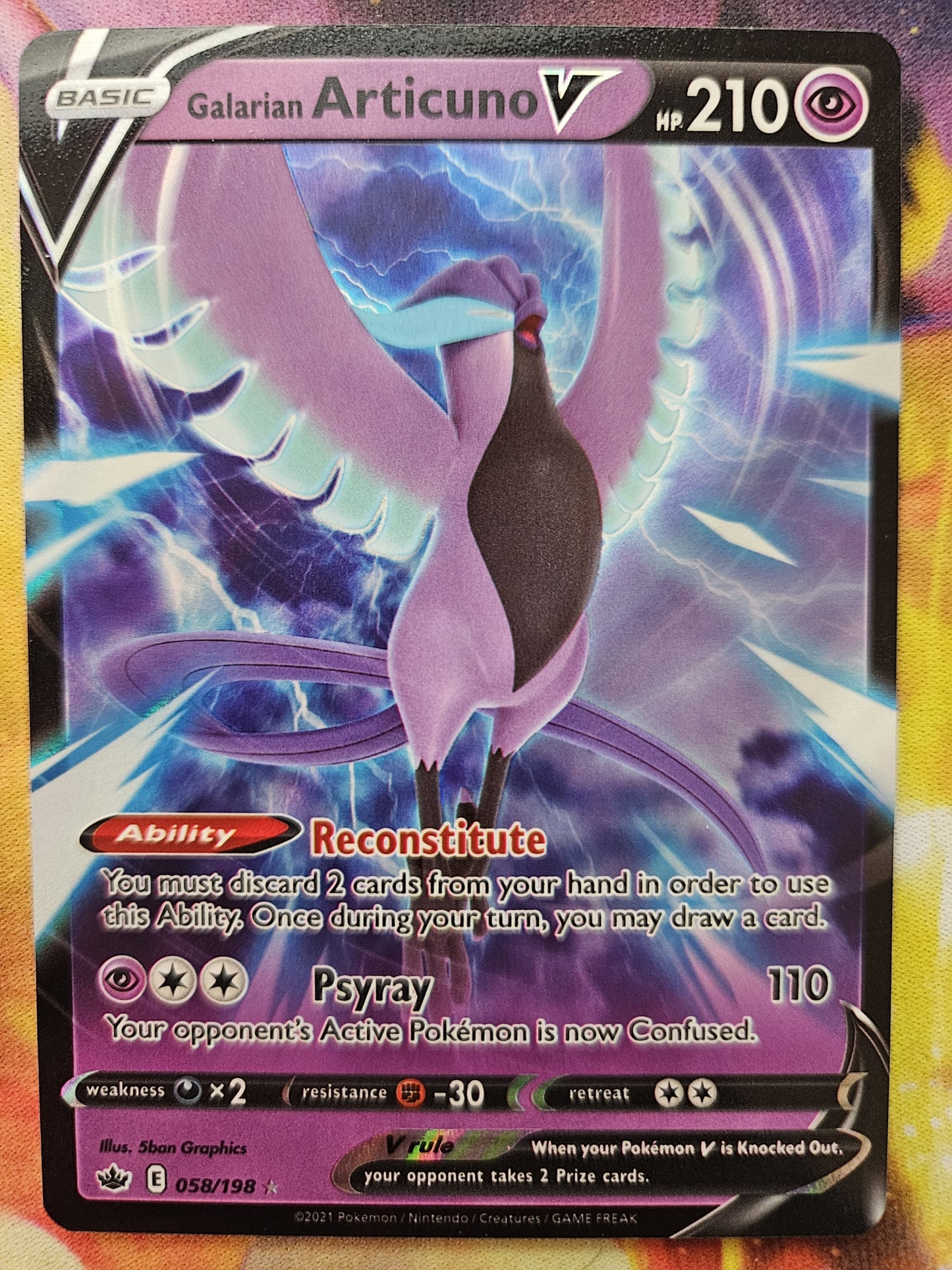 Galarian Articuno V 058/198