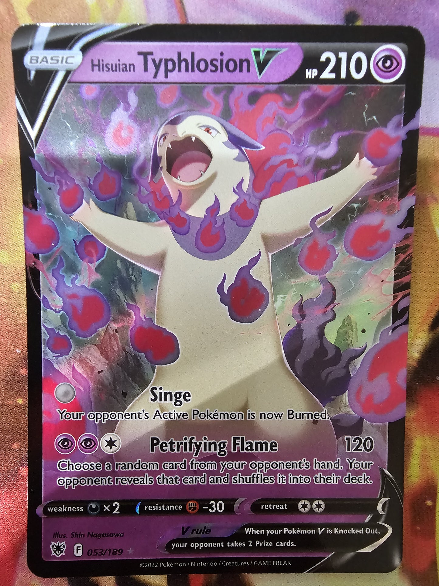 Hisuian Typhlosion V 053/189