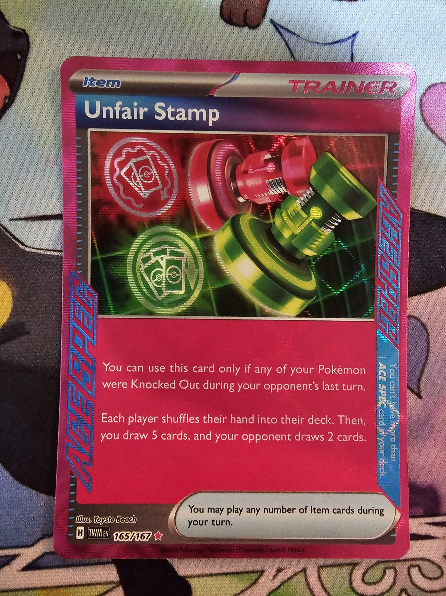 Unfair Stamp 165/167