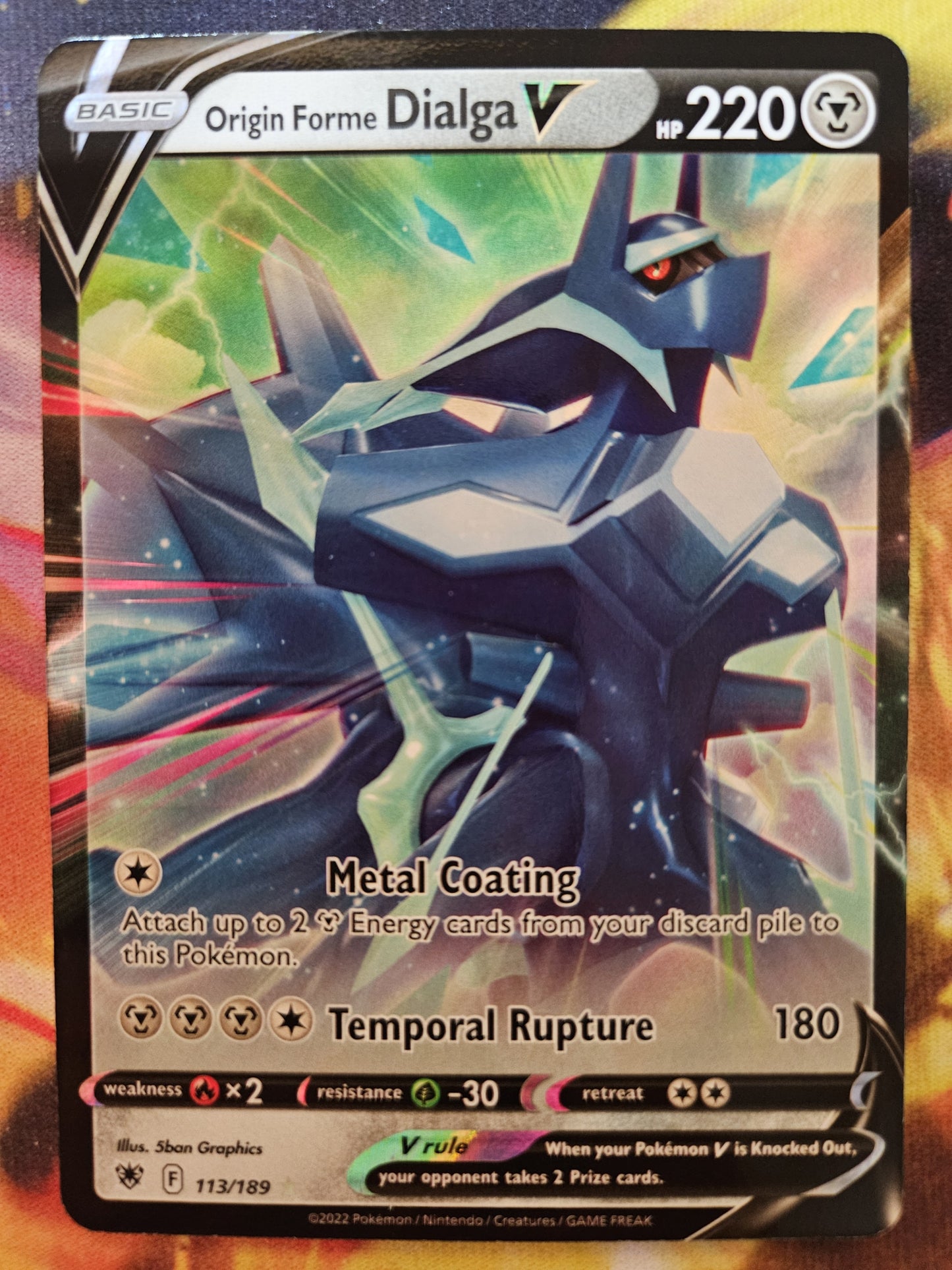 Origin Forme Dialga V 113/189