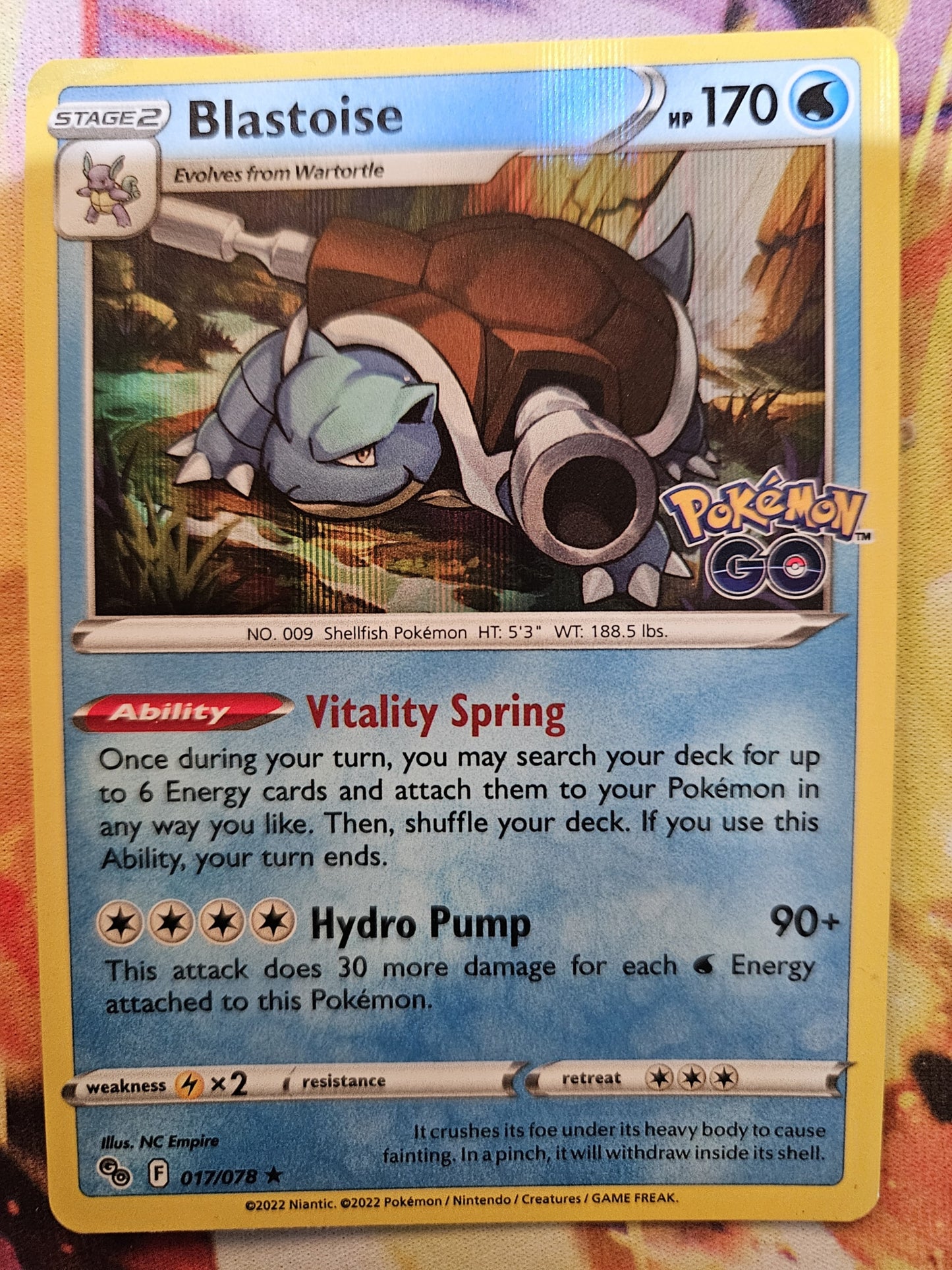 Blastoise 017/078