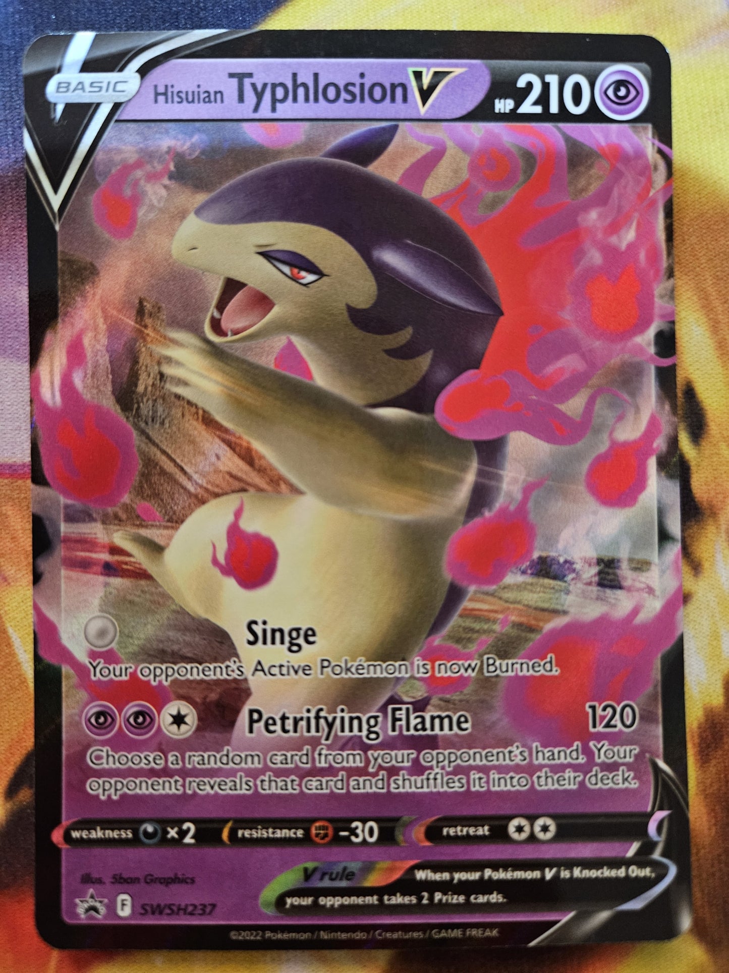 Hisuian Typhlosion V SWSH237