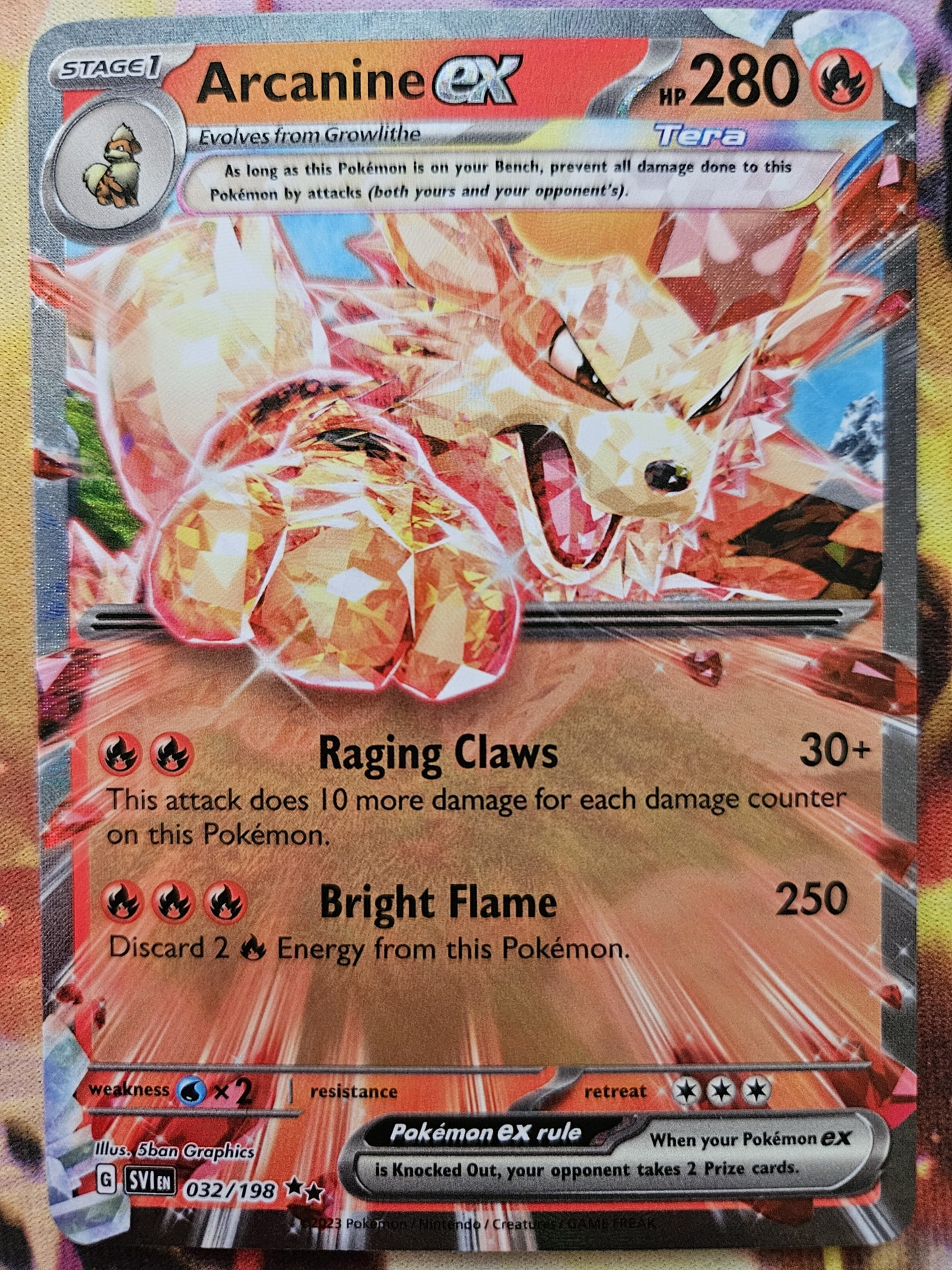 Arcanine EX 032/198