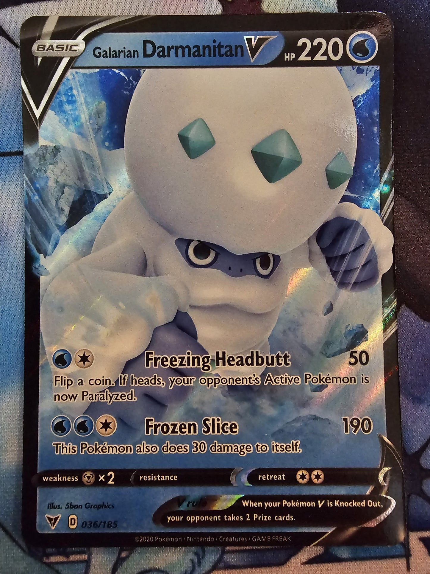 Galarian Darmanitan V 036/185