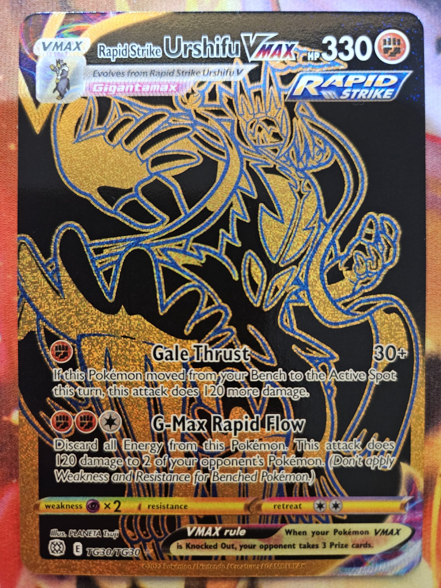 Rapid Strike Urshifu Vmax TG30/TG30