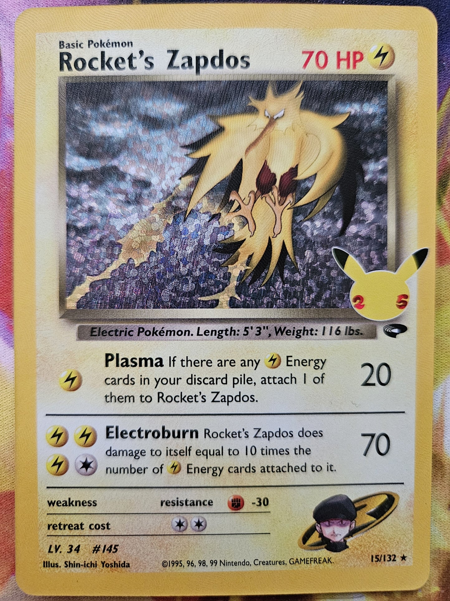 Rockets Zapdos 015/132