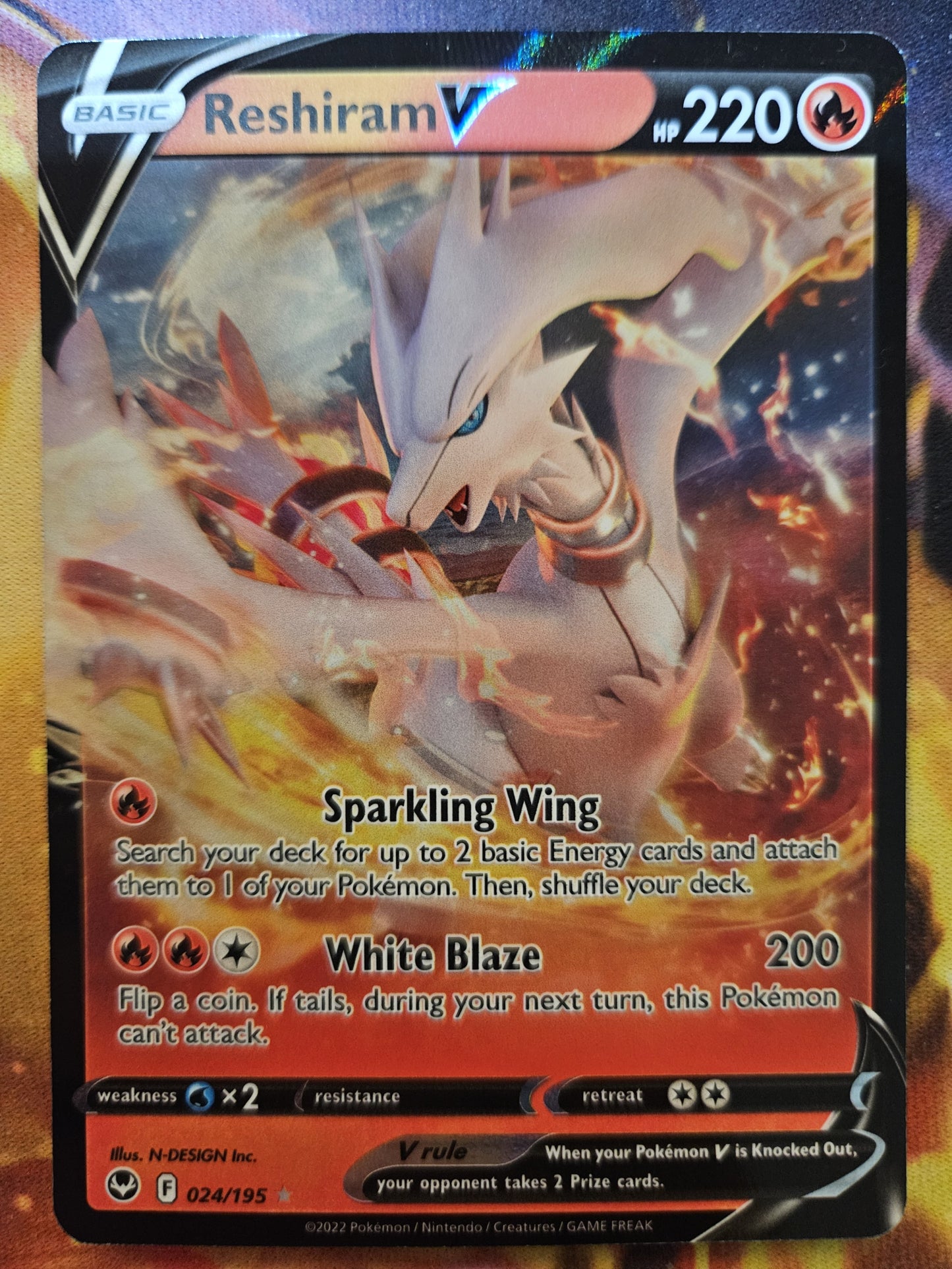 Reshiram V 024/195
