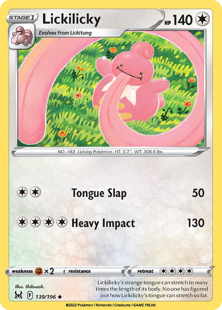 Lickilicky 139/196