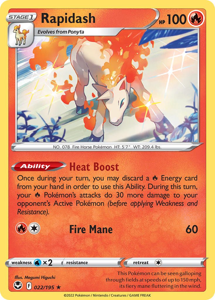 Rapidash 022/195