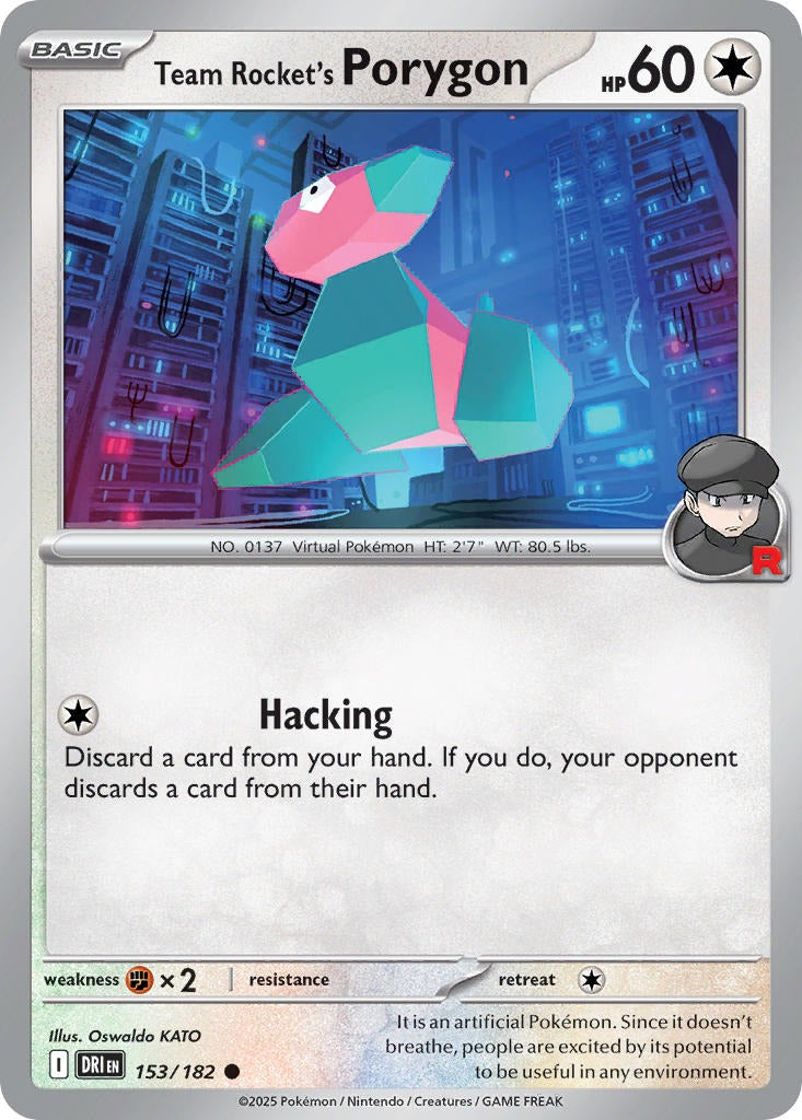 Team Rockets Porygon 153/182