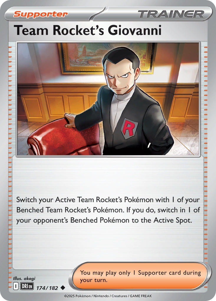 Team Rocket's Giovanni 174/182