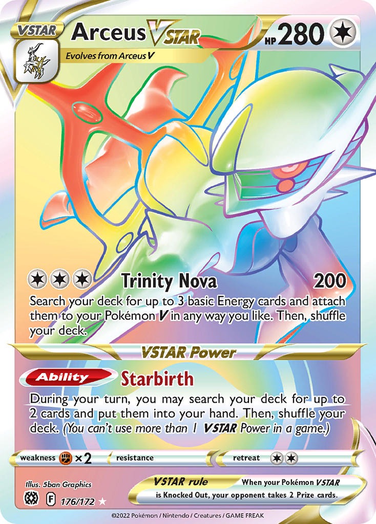 Arceus Vstar 176/172