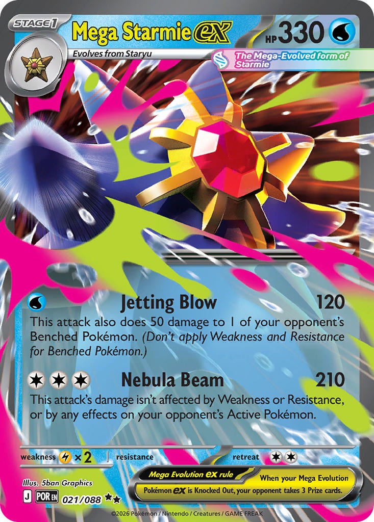 Mega Starmie EX 021/088