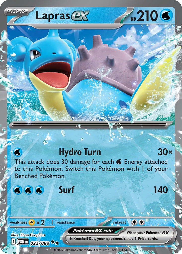 Lapras EX 022/088
