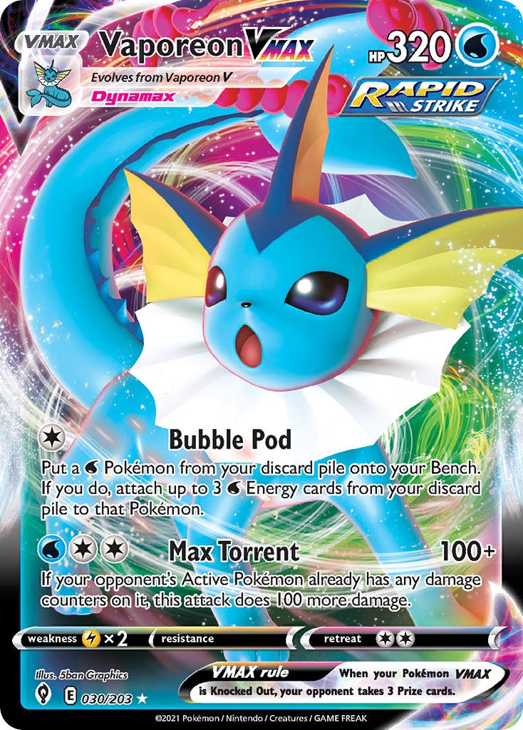 Vaporeon Vmax 030/203
