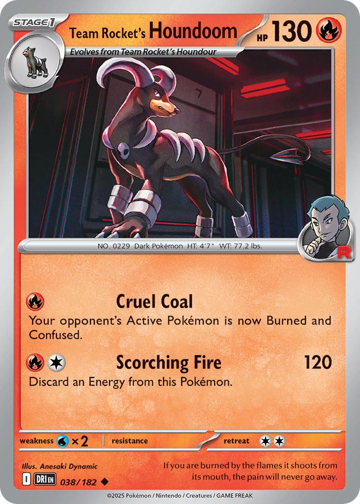 Team Rockets Houndoom 038/182