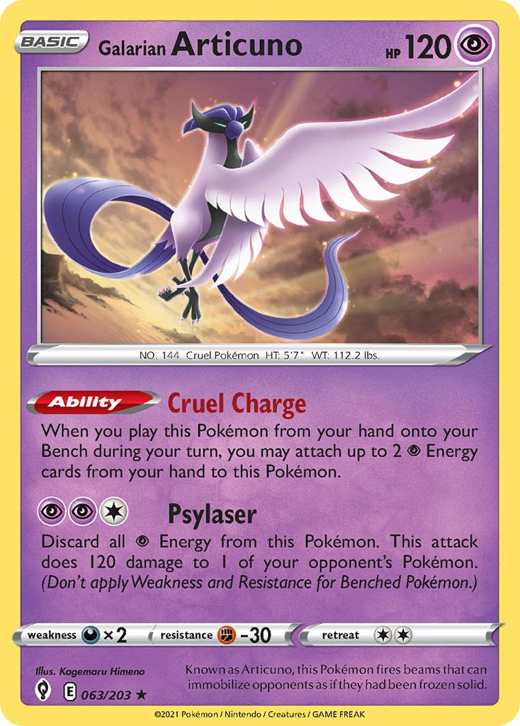 Galarian Articuno 063/203