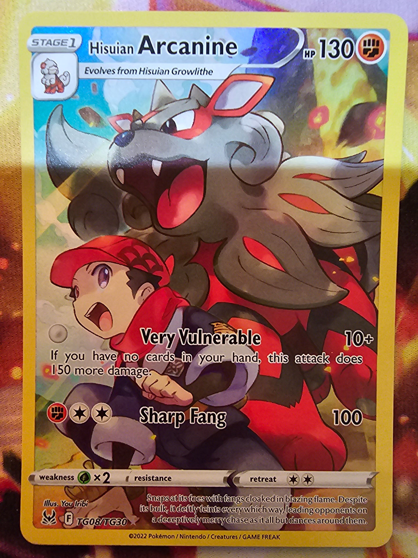 Hisuian Arcanine TG08/TG30