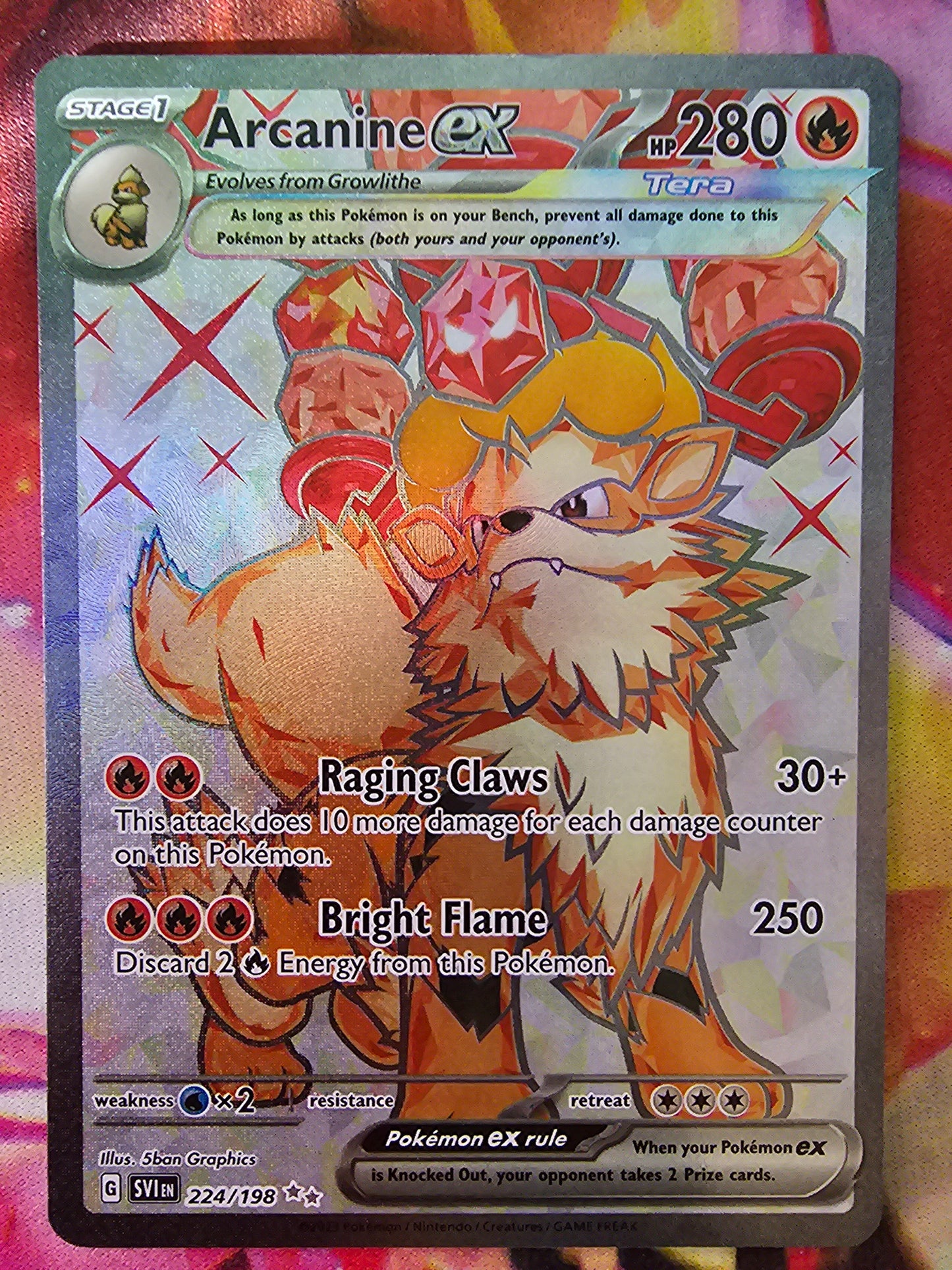 Arcanine EX 224/198