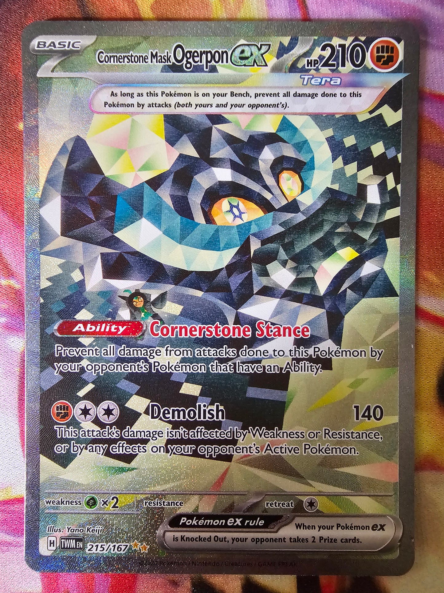 Cornerstone Mask Ogerpon EX 215/167