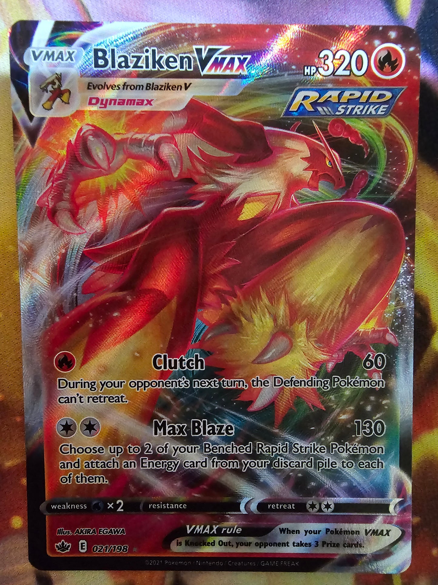 Blaziken Vmax 021/198