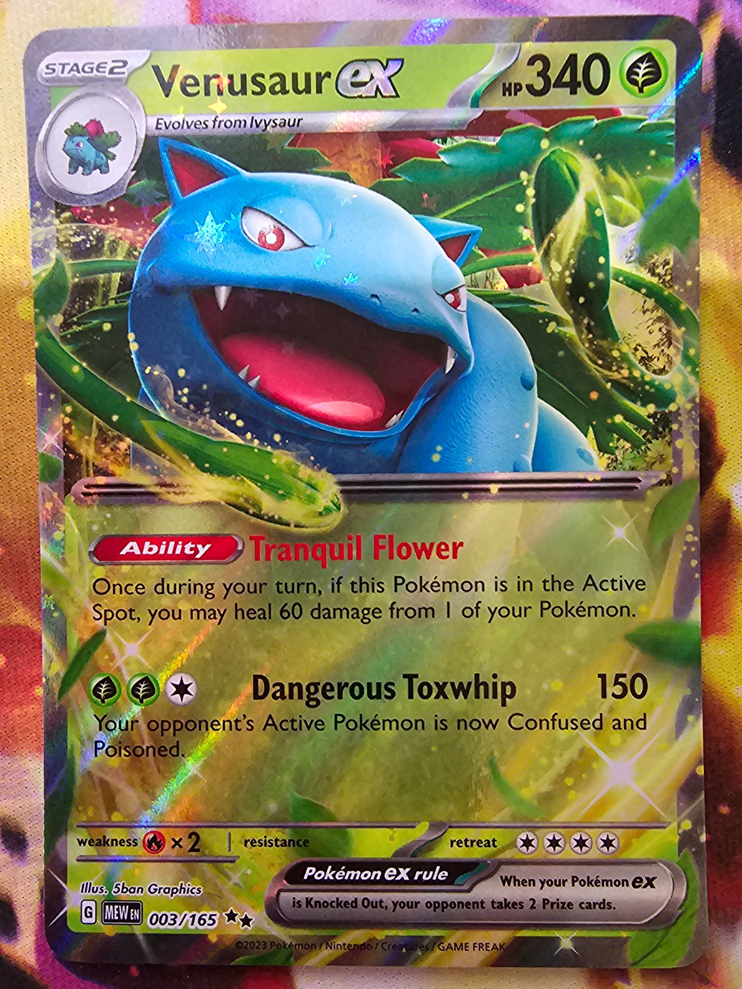 Venusaur EX 003/165