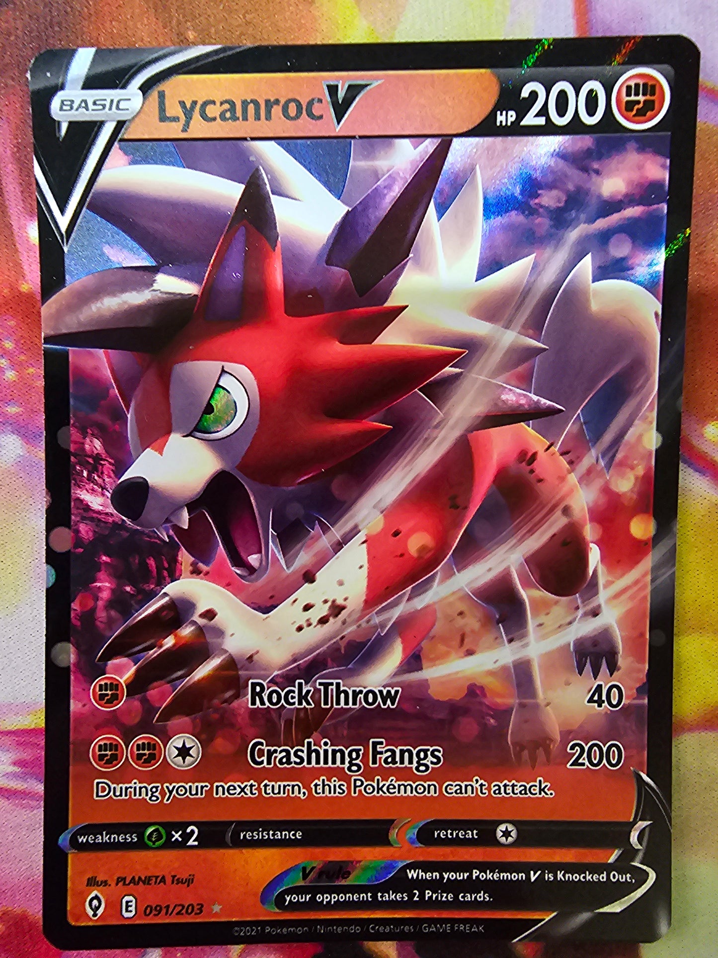 Lycanroc V 091/203