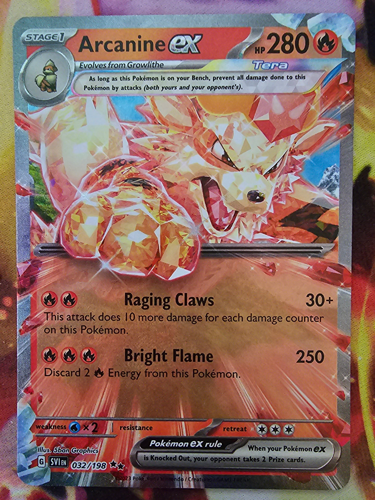 Arcanine EX 032/198
