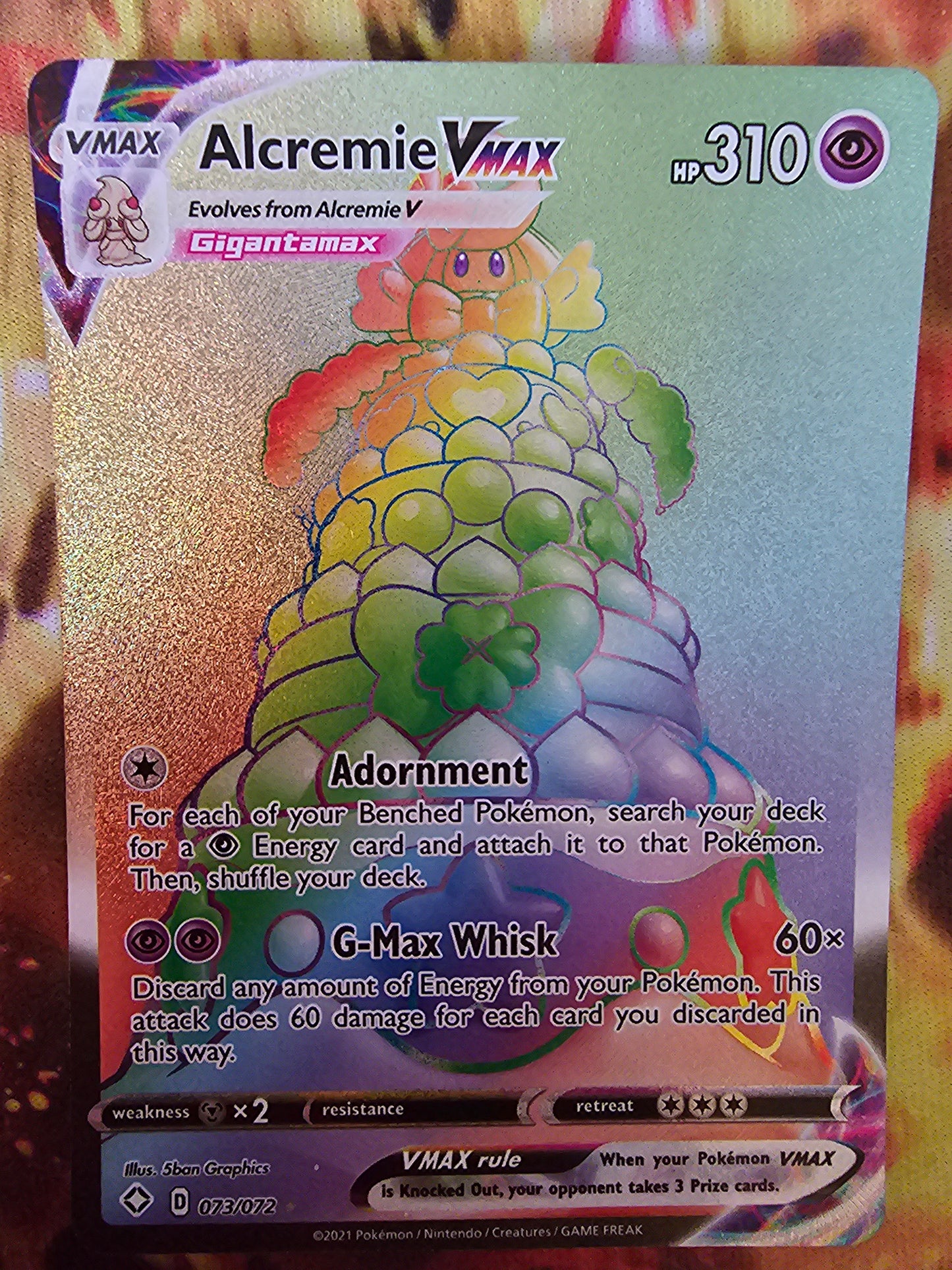 Alcremie Vmax 073/072