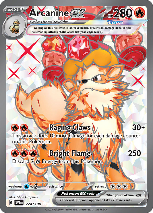 Arcanine EX 224/198