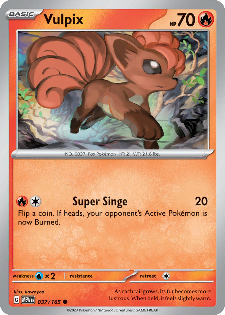 Vulpix 037/165