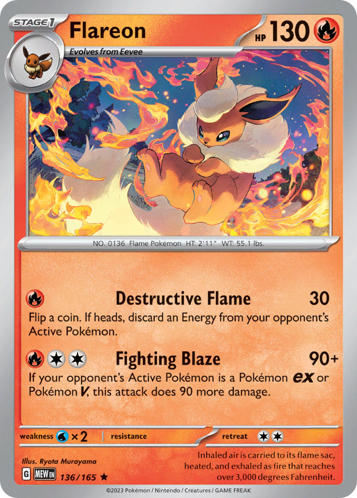 Flareon 136/165