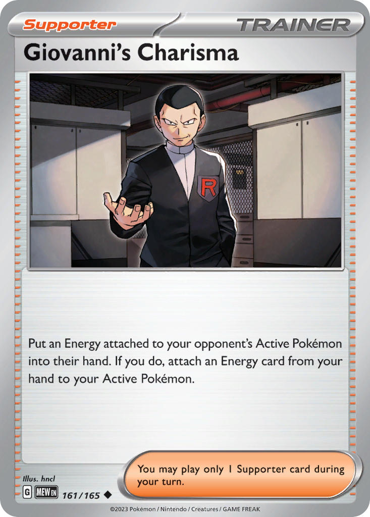Giovanni's Charisma 161/165