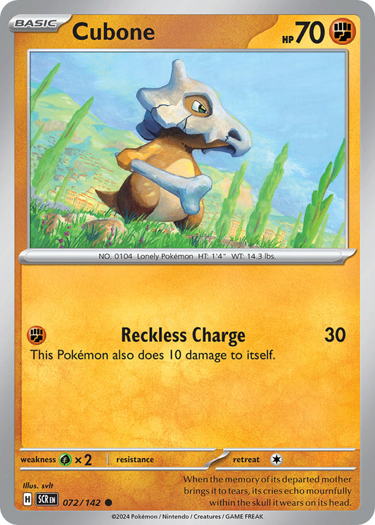 Cubone 072/142