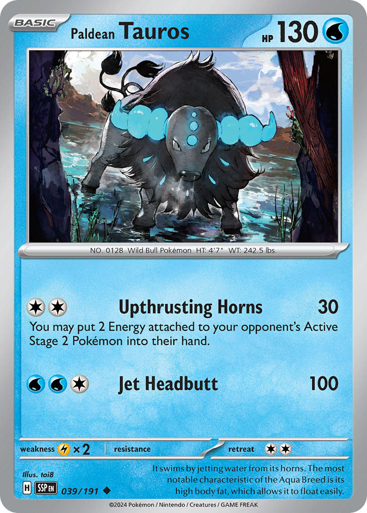 Paldean Tauros 039/191