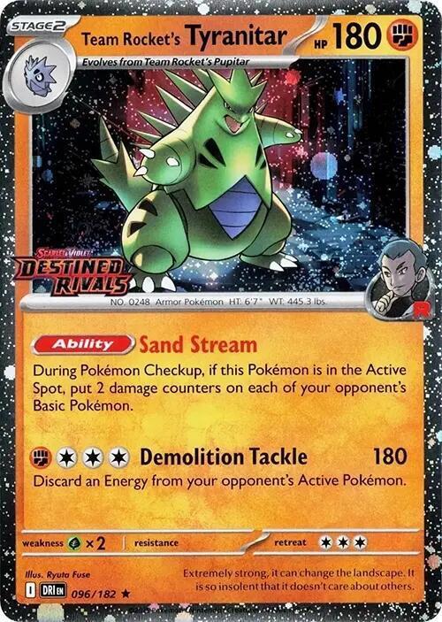 Team Rockets Tyranitar 096/182