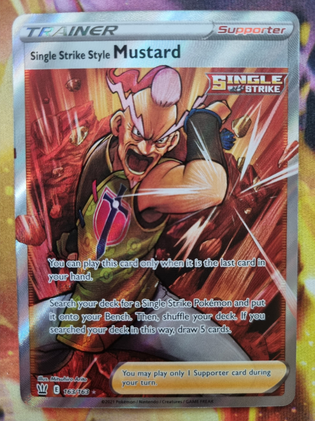 Single Strike Style Mustard 163/163