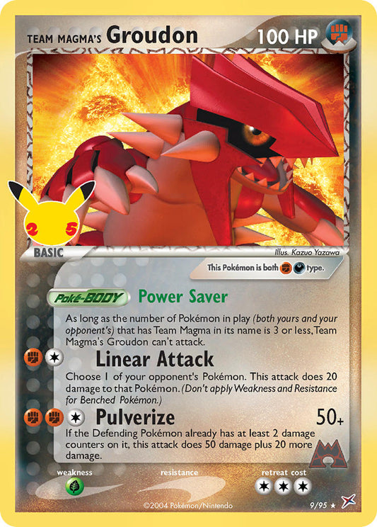 Team Magmas Groudon 009/095