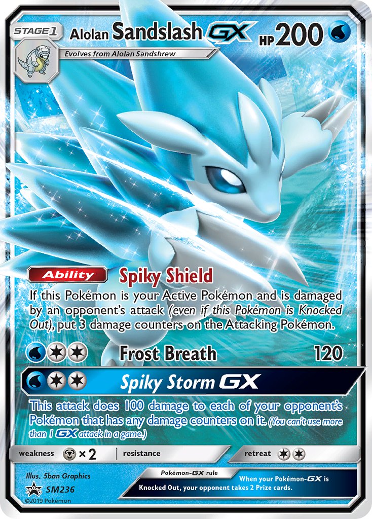 Alolan Sandslash GX SM236