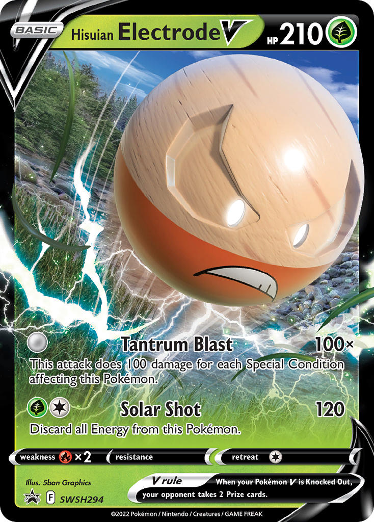Hisuian Electrode V SWSH294