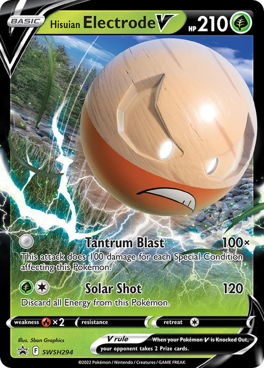 Hisuian Electrode V SWSH294