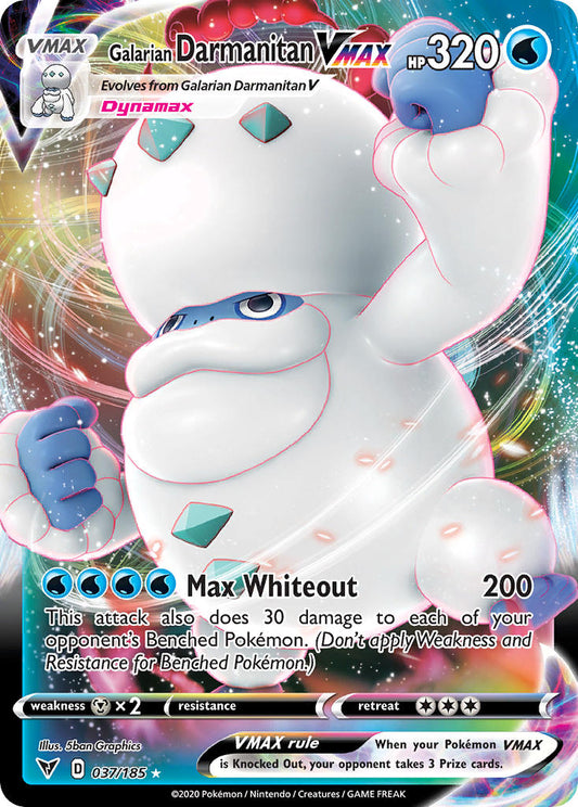 Galarian Darmanitan Vmax 037/185