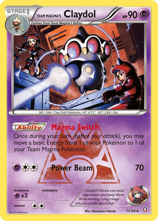 Team Magmas Claydol 011/034