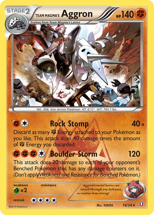 Team Magmas Aggron 014/034