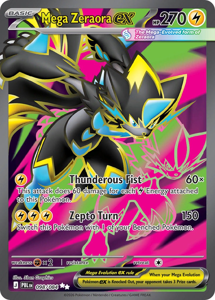 Mega Zeraora EX 098/084