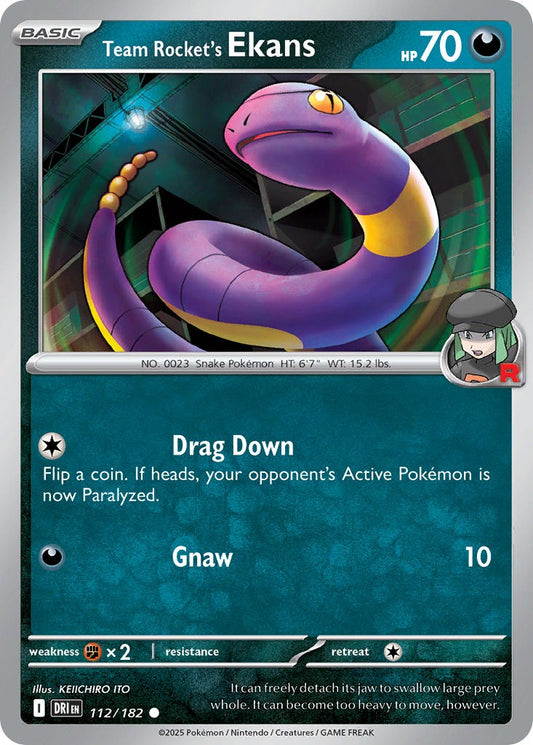 Team Rockets Ekans 112/182